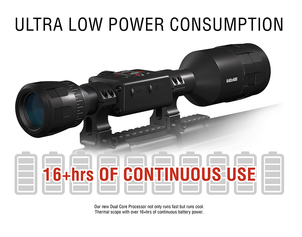 ATN ThOR 4 2x-8x Thermal Rifle Scope